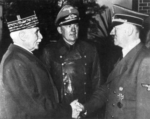 Petain y Hitler, la vergüenza francesa