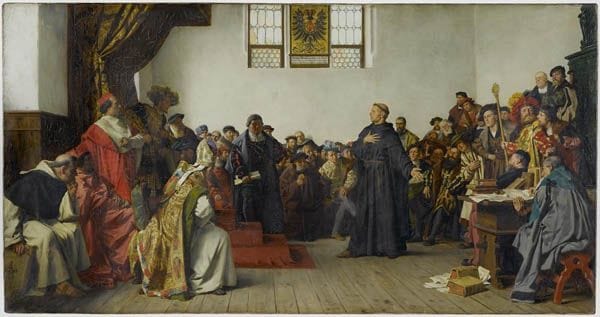 Situación confesional: Lutero en la Dieta de Worms