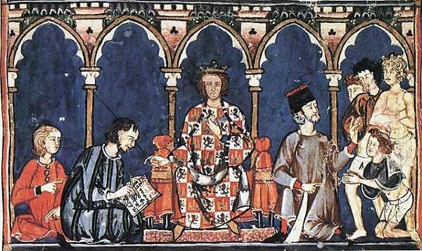 Alfonso X el Sabio y su Corte