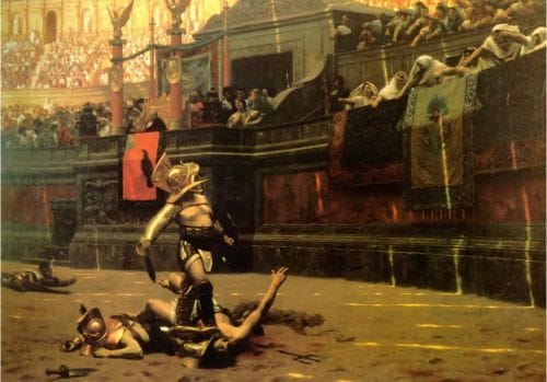 El origen de los gladiadores romanos